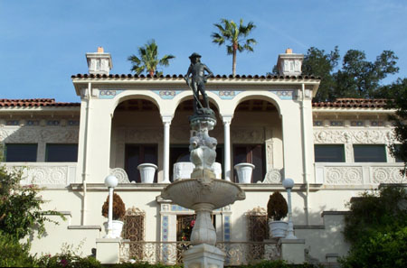 Donatello's David in front of Main Guest House
