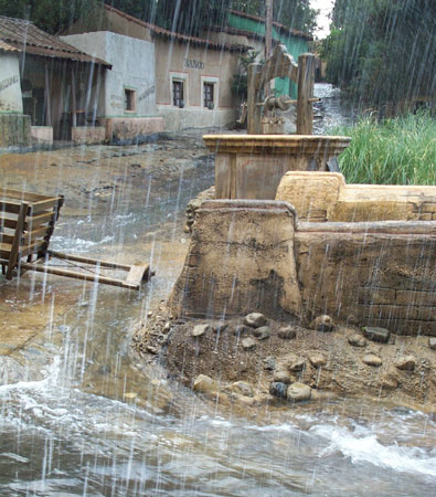 Universal Studios Tour 6 Mexican Village Flood