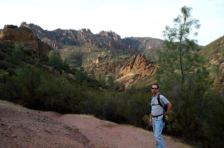 Pete on the way down