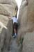 Pete Climbing out of Skull 15