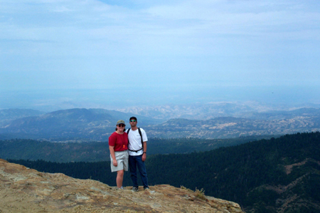 Pete & Heidi on top of Big Baldy