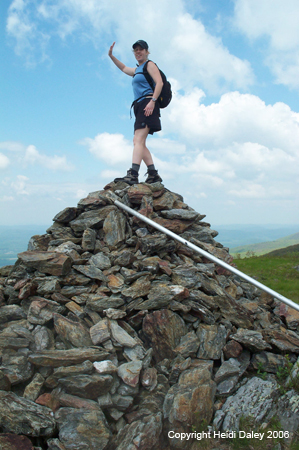 Melissa at Brace Mountain Summit