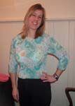 Crinkle Sweater modeled