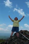 Heidi at Brace Mountain Summit