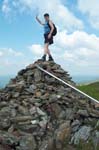 Melissa at Brace Mountain Summit