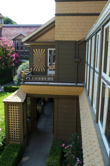 Outside