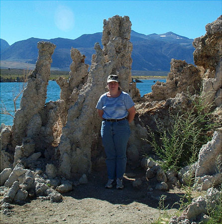 Heidi at Mono Lake South