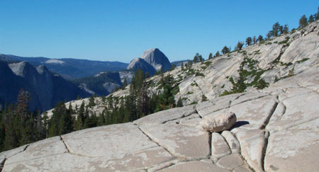 Half Dome from Tioga 1